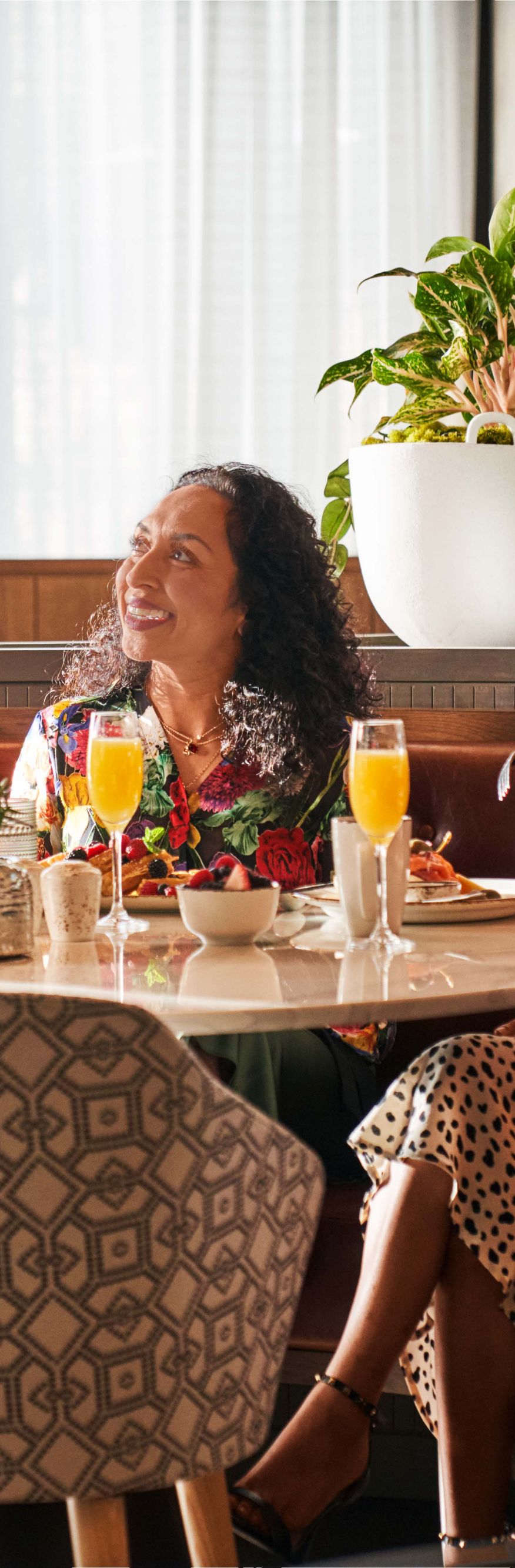 Marriott guests enjoying their dining experience