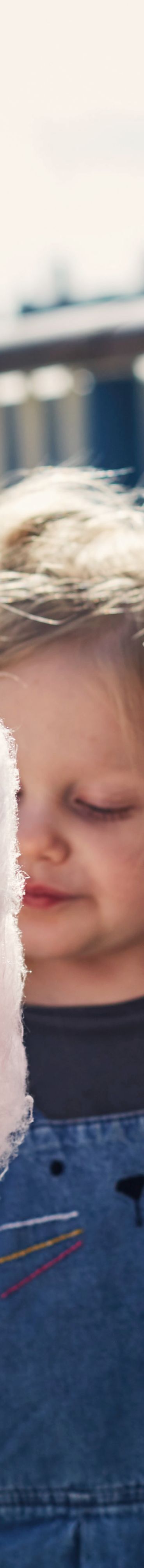 Family enjoying sweet treats in London