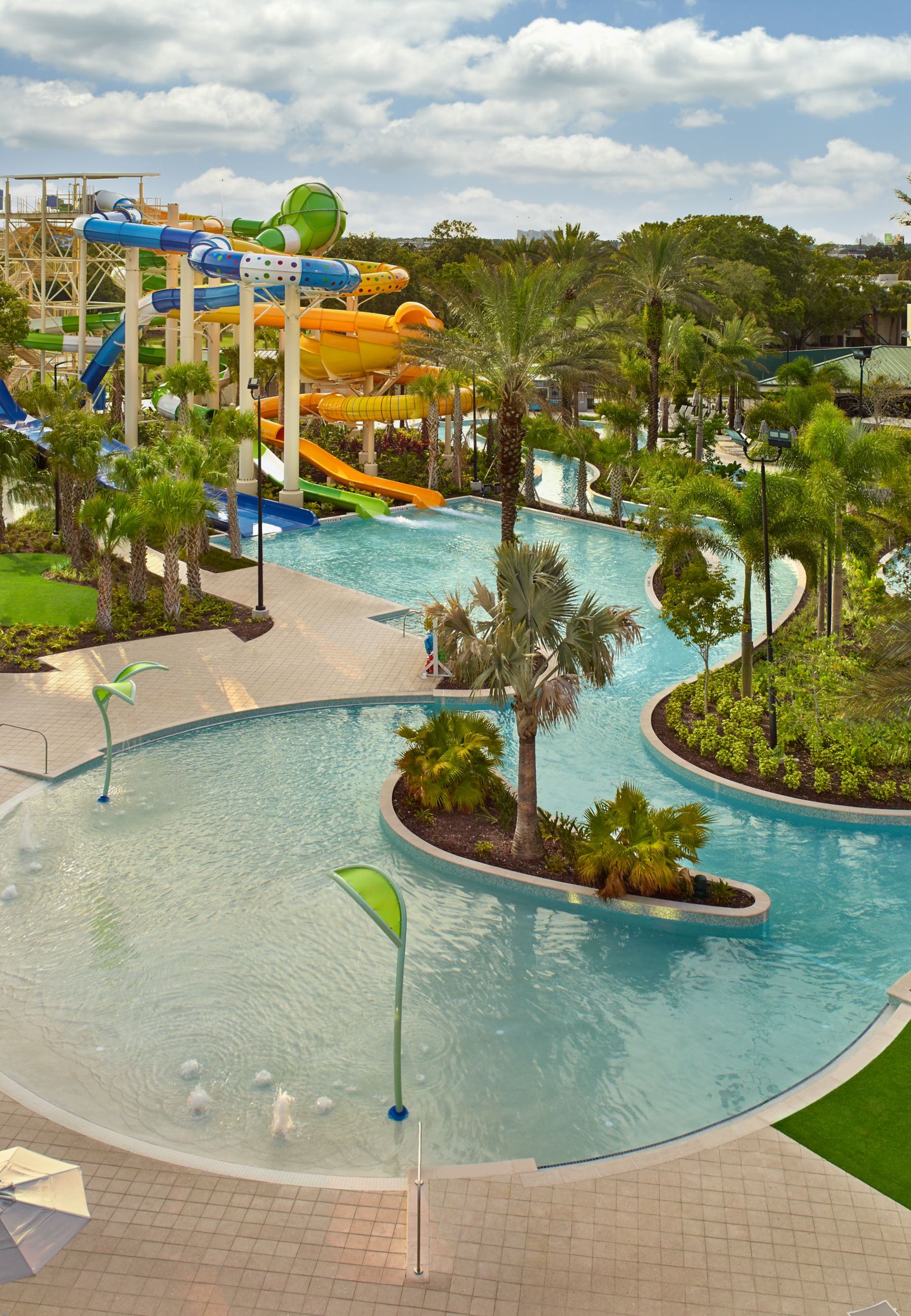 orlando family resorts lazy river