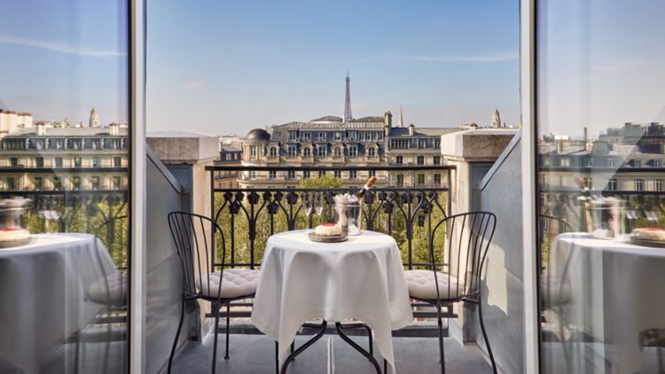 Balcony view from Champs-Elysees Signature Suite