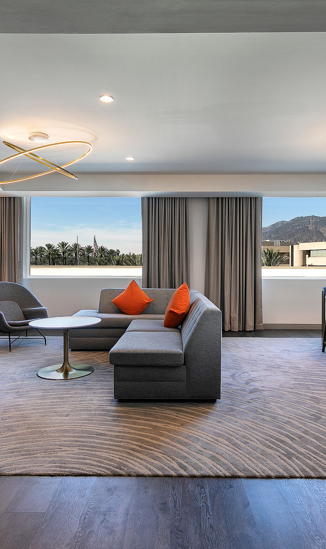 image of hospitality suite living area