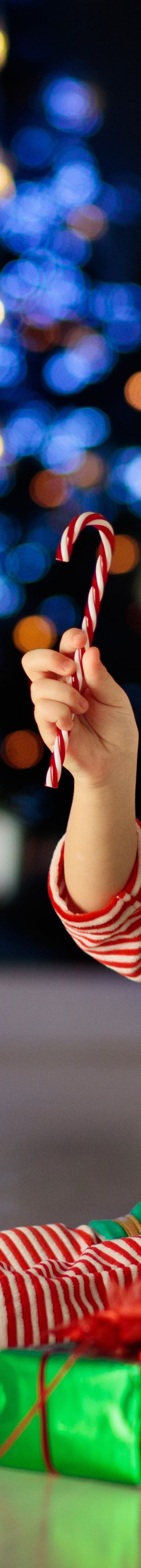 Kids and Christmas trees