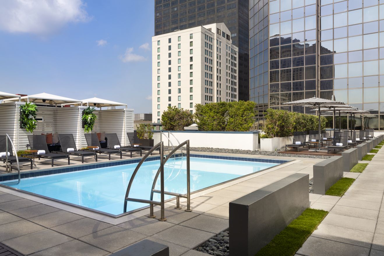 Rooftop Pool Overview