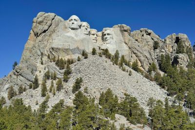 Mount Rushmore during the day