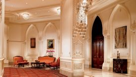 Beautiful pre-function hall at Al Bustan Palace, A Ritz-Carlton Hotel