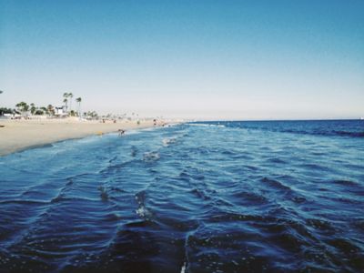 View of the shoreline during the day