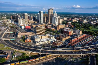 Hartford from the air