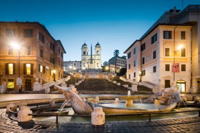 Piazza di Spagna at sunrise