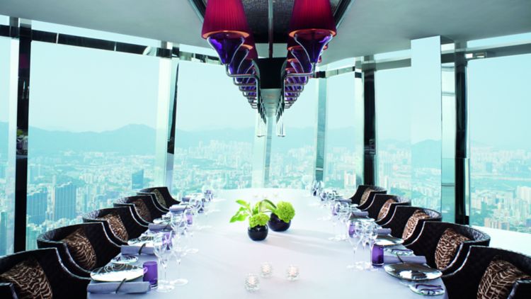 Cafe 103 at The Ritz-Carlton, Hong Kong presents traditional afternoon tea, lunch and dinner buffet