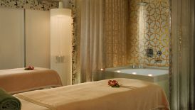 Intimate couples? treatment room at The Ritz-Carlton Spa