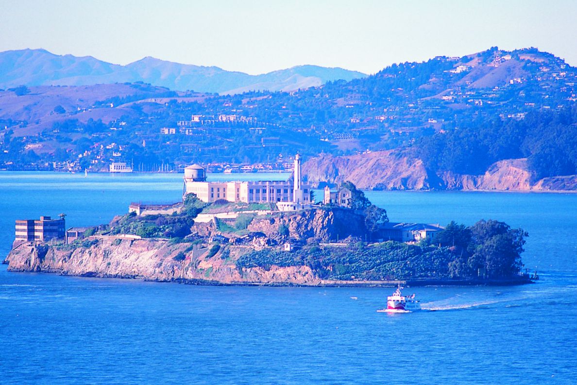 Alcatraz Island in San Francisco.