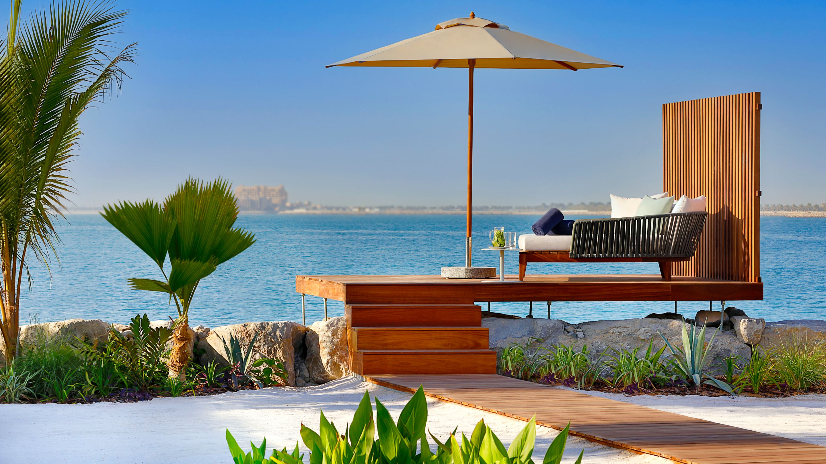 Deck at Al Shamal Ocean View villa