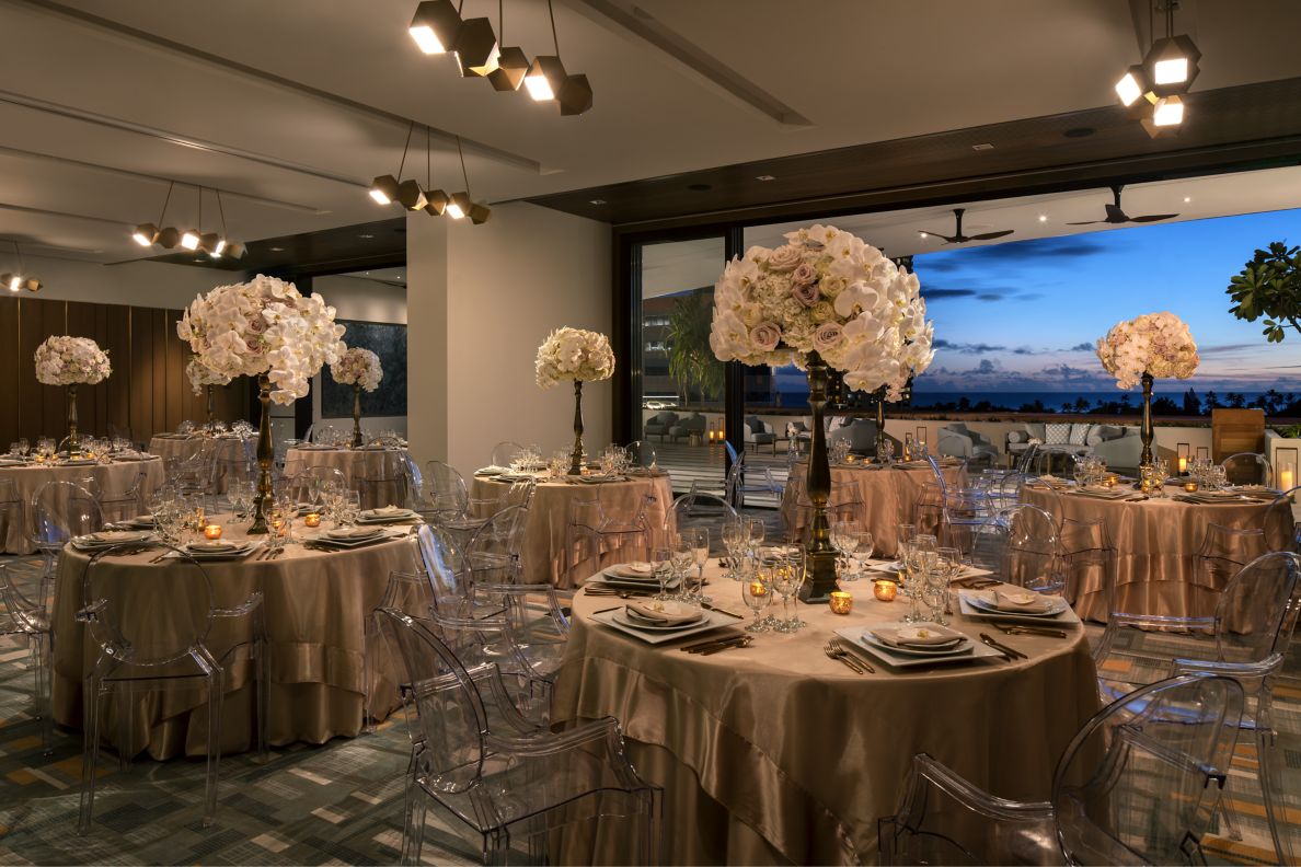 The Horizon Terrace Wedding Dinner
