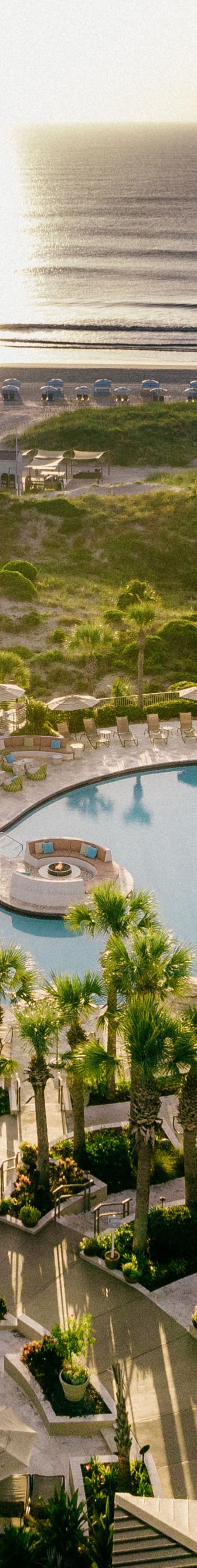 Aerial view of The Ritz-Carlton Amelia Island pool