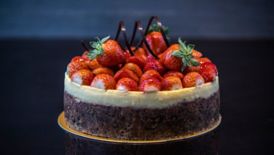 The Ritz-Carlton Cakes: Strawberry Cheesecake