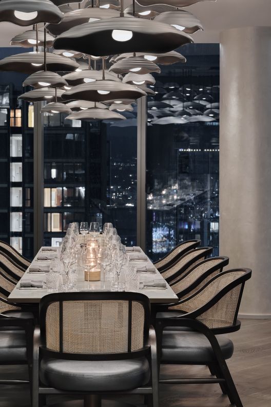 Private dining with views of Portland