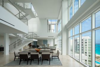 Penthouse Dining and Living Room