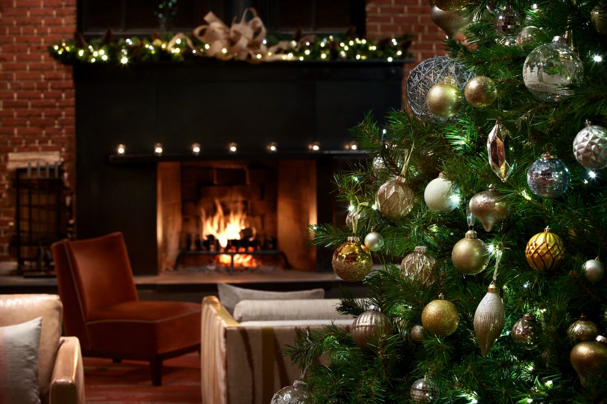The Living Room Holiday Decor