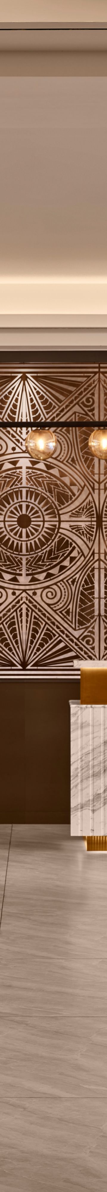 Elegant hotel reception