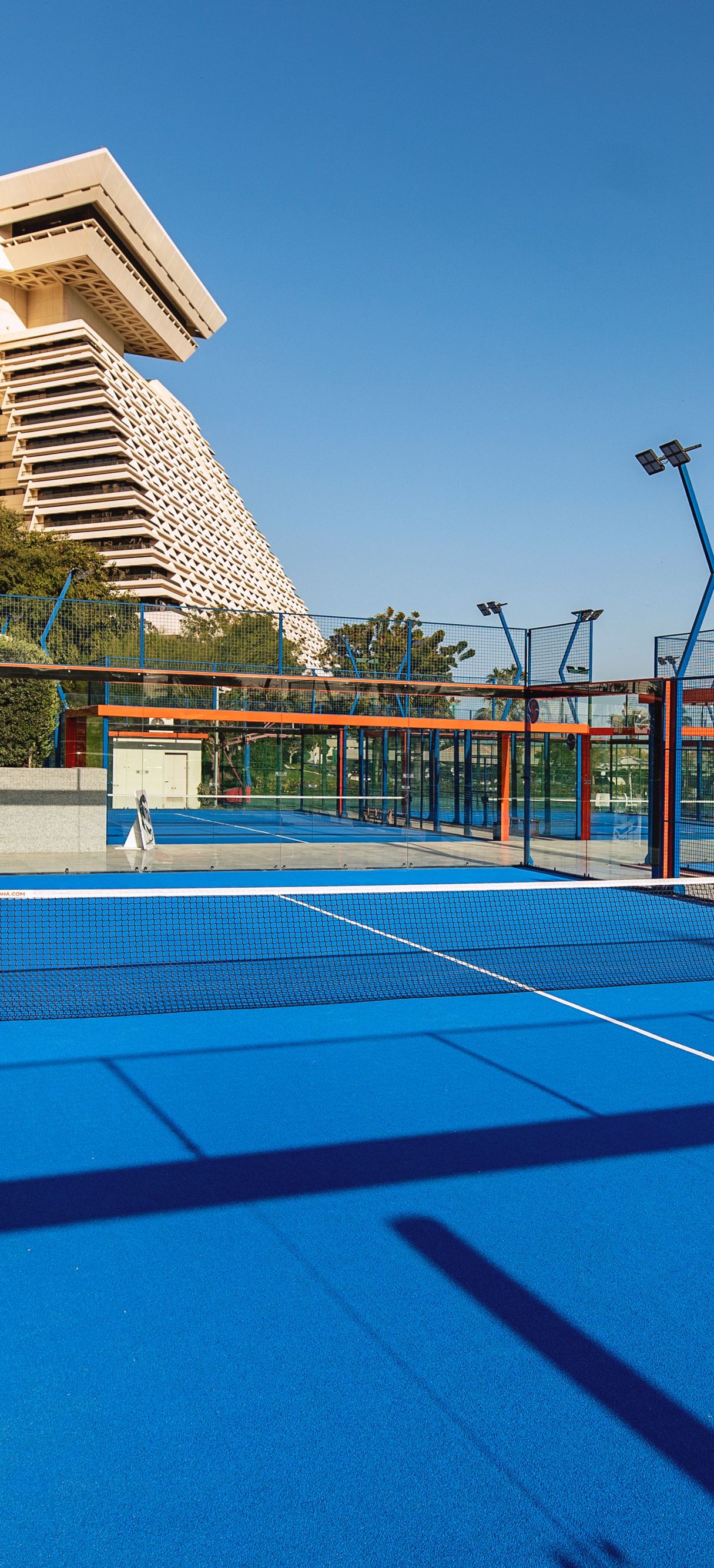 outdoor padel courts