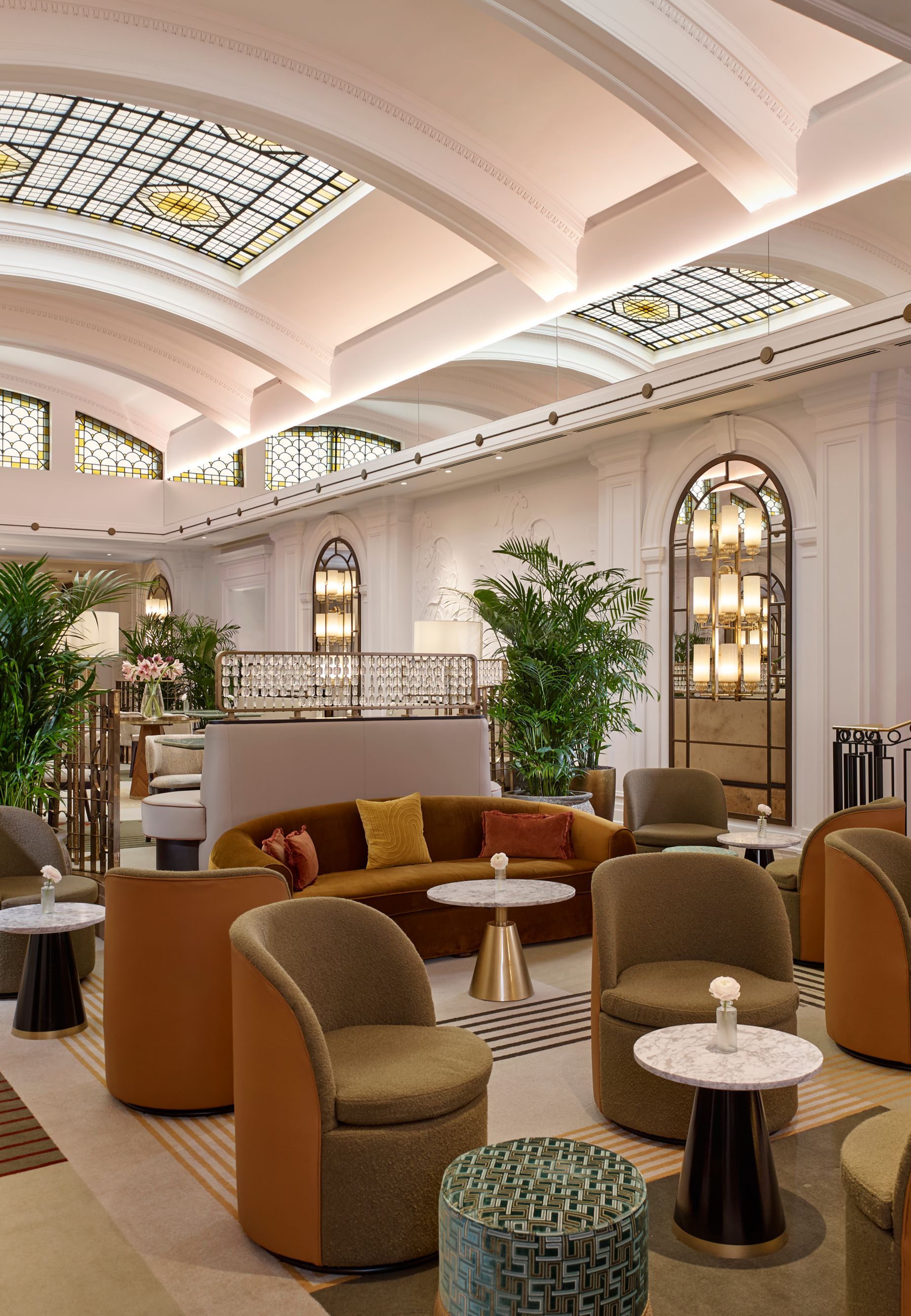 Elegant Palm Court lounge