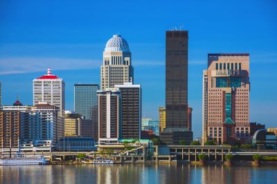 Louisville skyline during the day