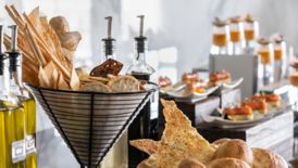 Club Lounge - Bread Table