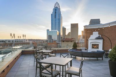 Rooftop in downtown