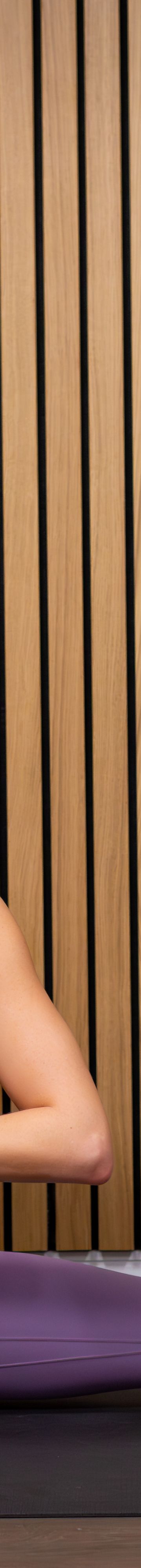 Yoga wood wall 13402