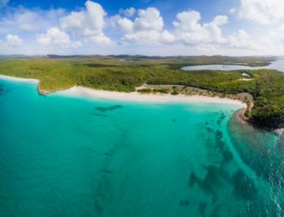 Aerial view of Vieques