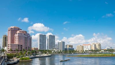 View of downtown and waterfront