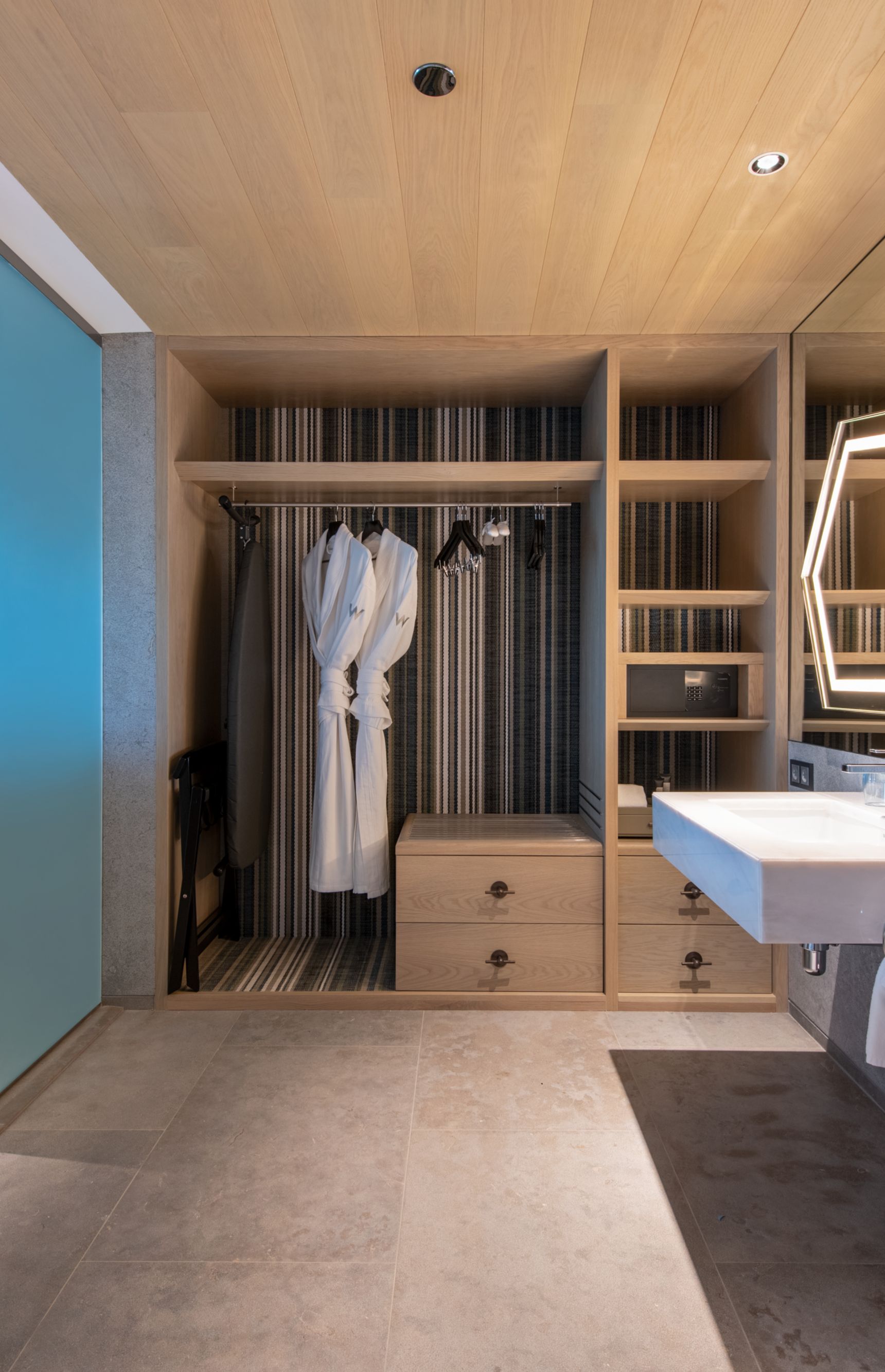 Each room connects with large private balconies, w