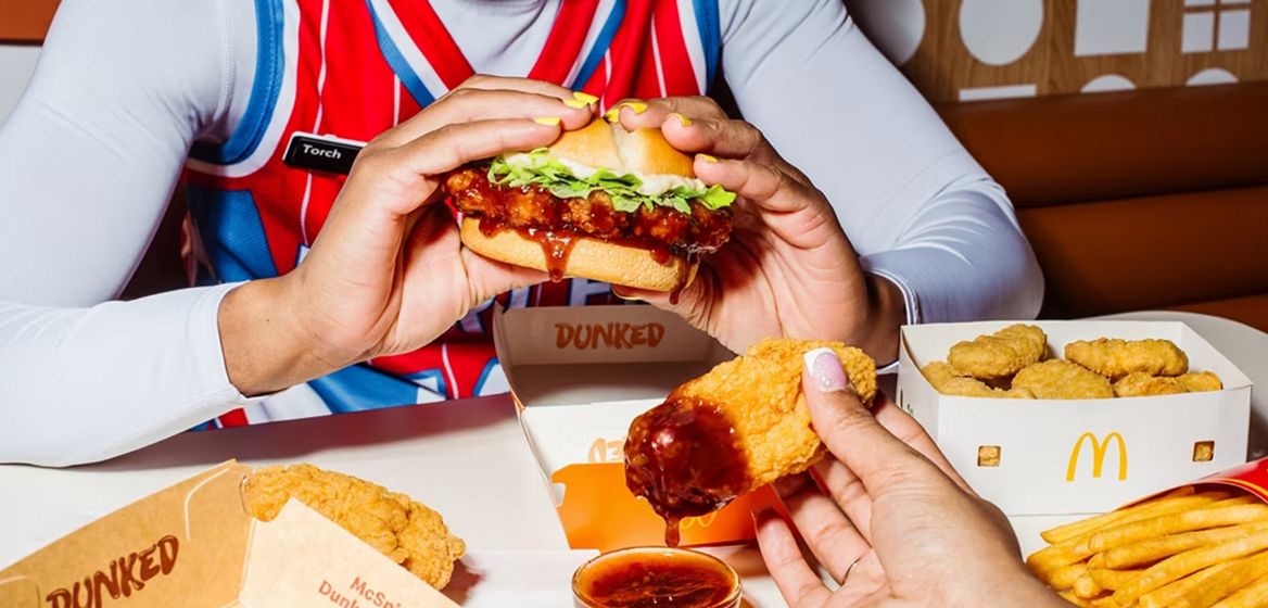 Dunked chicken range