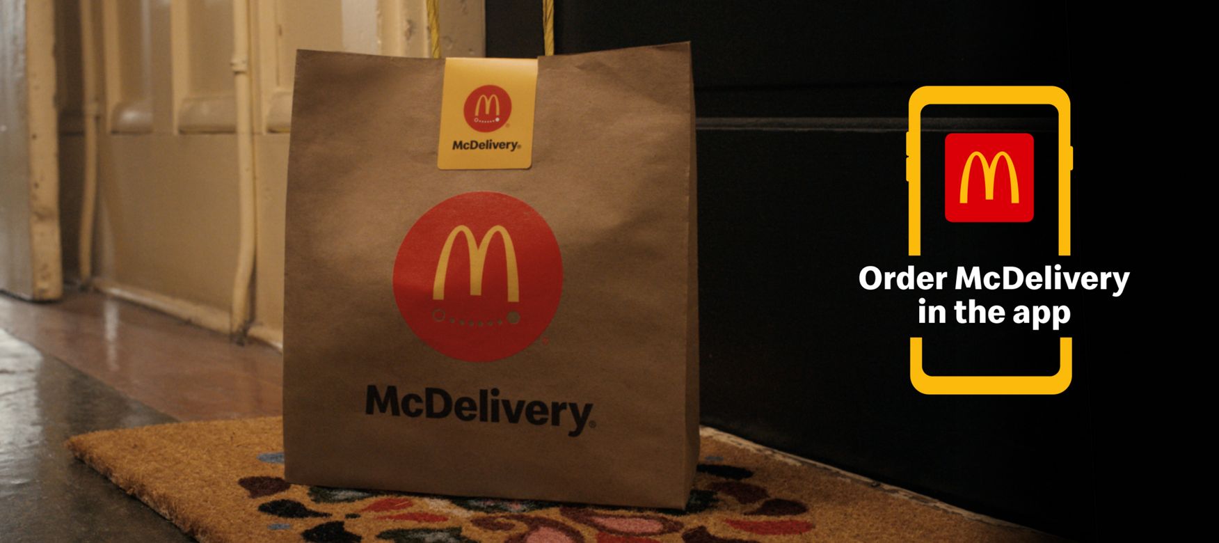 for McDelivery® brought to your doorstep, order McDelivery in the app