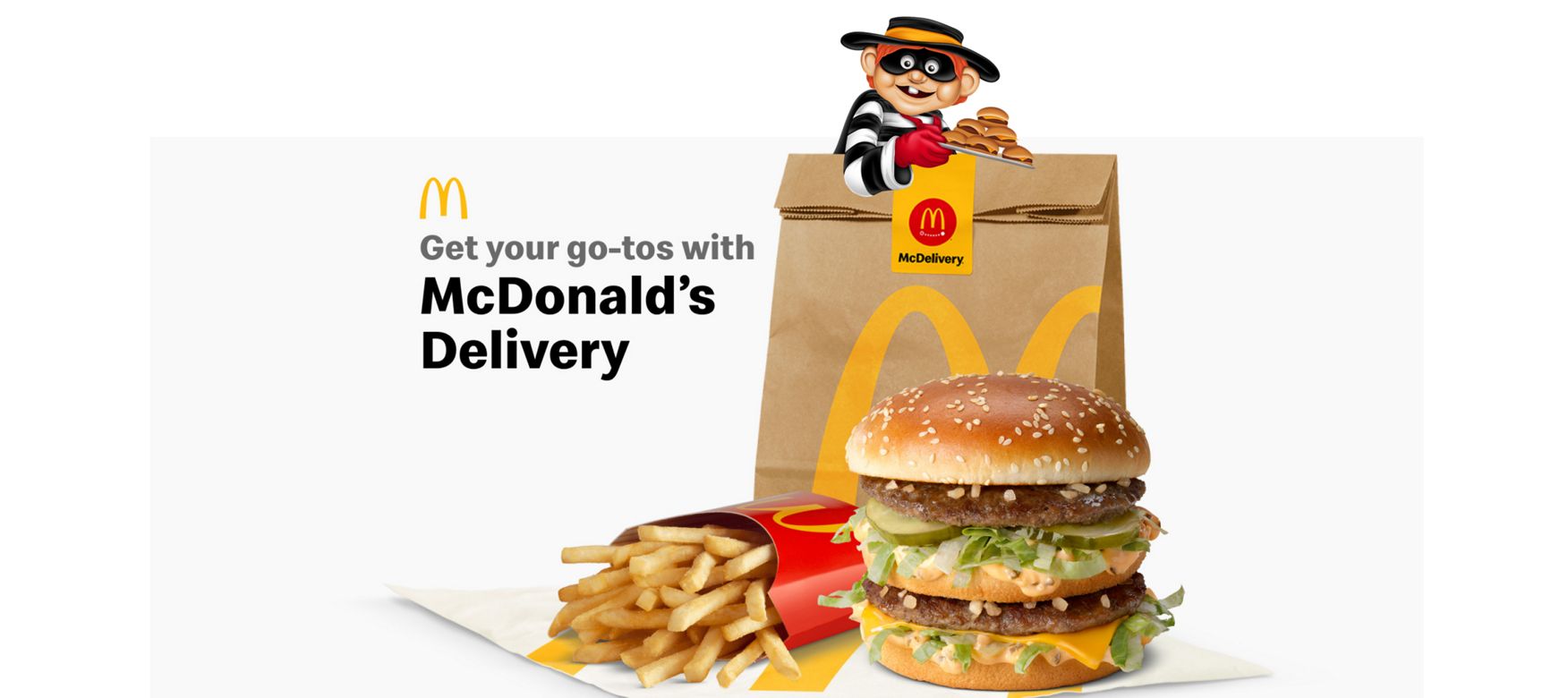 get your go-tos with McDonald’s delivery