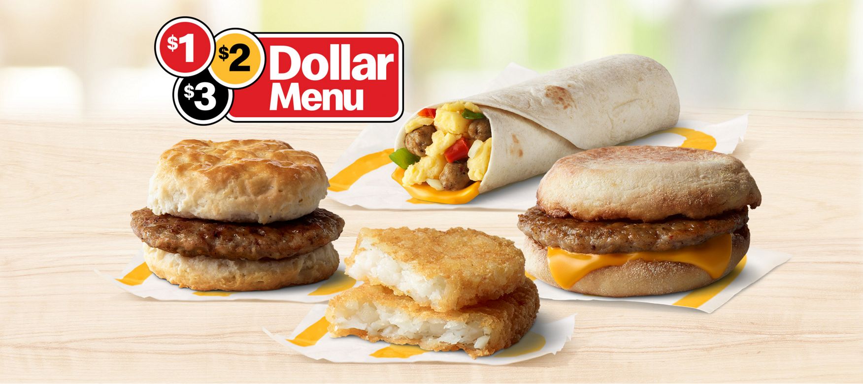 Mcdonald's specials for deals breakfast