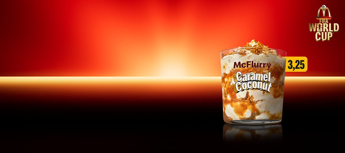 McFlurry® Caramel Coconut trooppisiin herkkuhetkiin