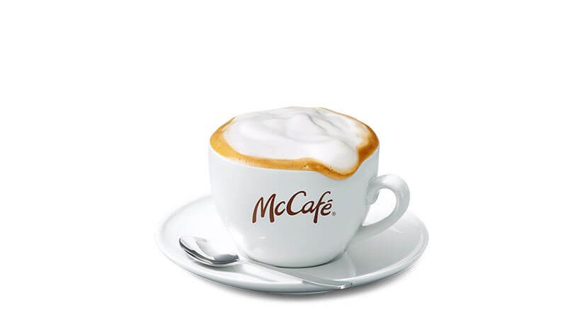 Bei McDonalds gibt es den Latte auch mit Hafermilch statt mit Kuhmilch, gut bei Laktoseintoleranz
