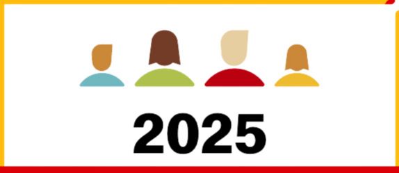 Family icon of people above date 2025.