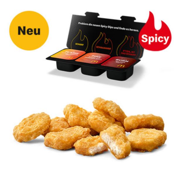 Spicy Dip Challenge - 9 Chicken McNuggets®