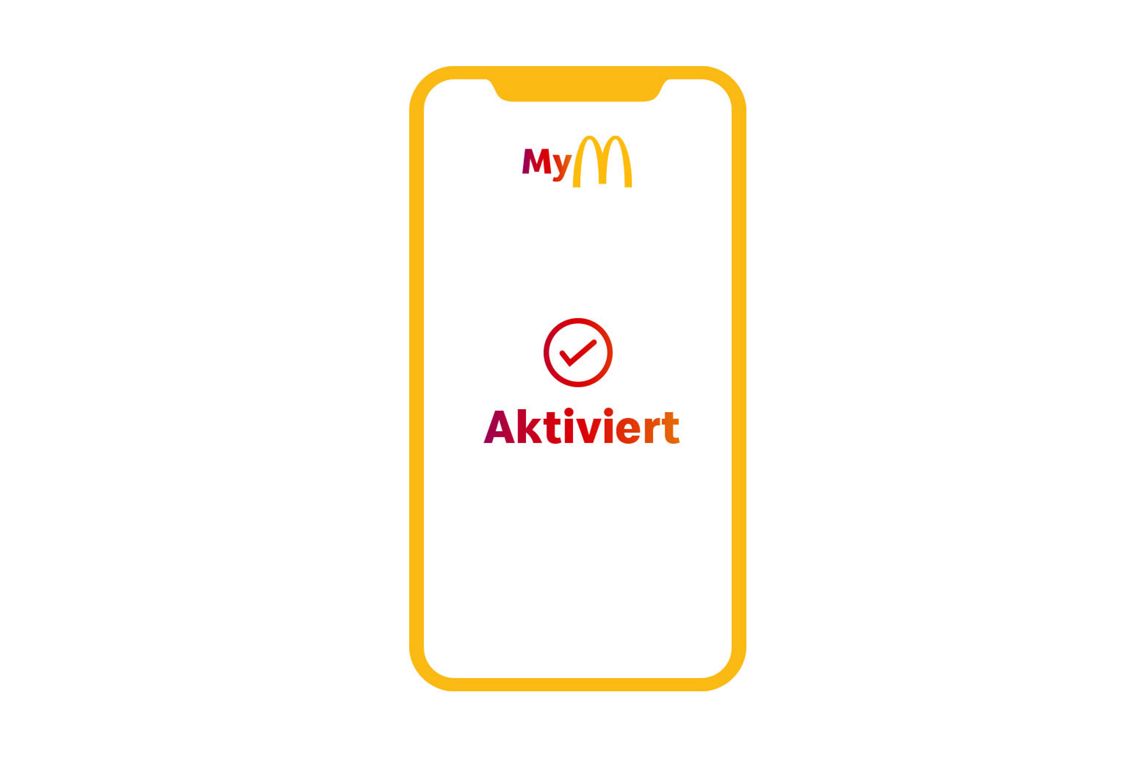 2. Es erscheint der Hinweis "Aktiviert"