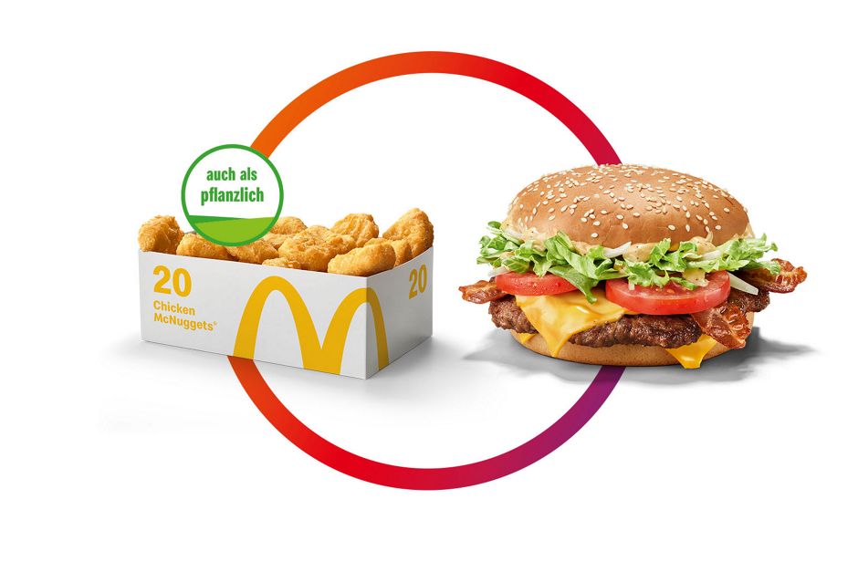 z.B. Big Tasty Bacon oder 20 Chicken McNuggets nach Wahl