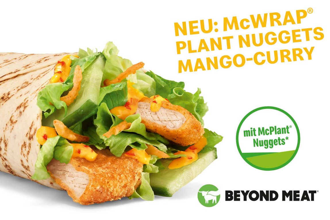 McWrap® Plant Nuggets* Mango-Curry***