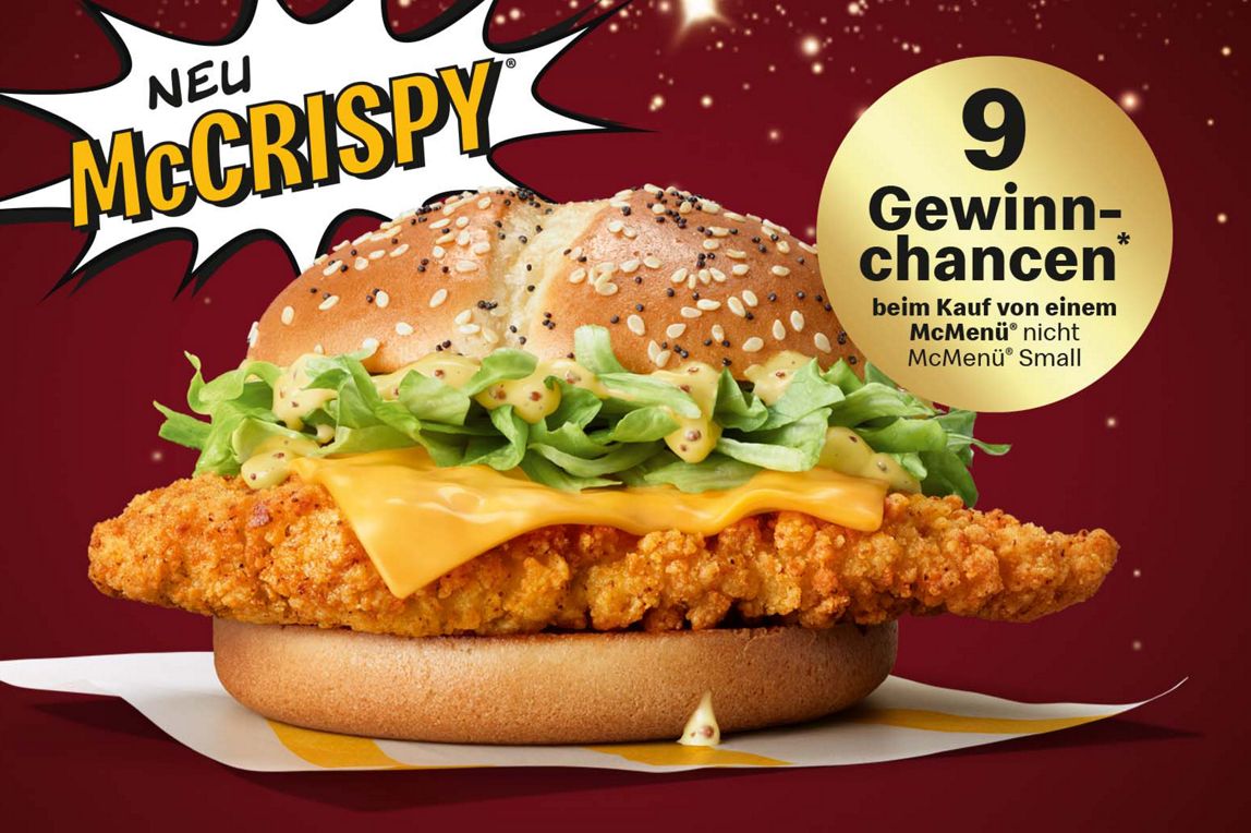 McCrispy und Störer mit 9 Gewinnchancen