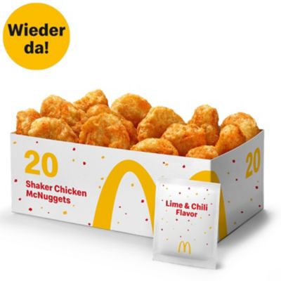 20 Shaker Chicken McNuggets Lime & Chili Flavor