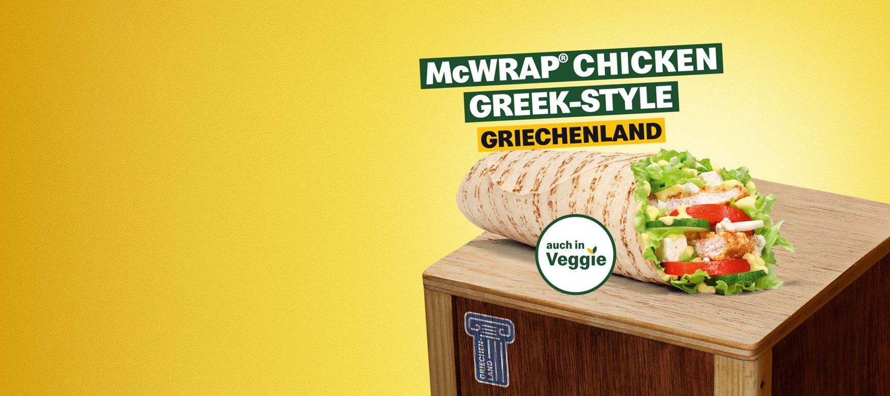 McWrap® Chicken Greek-Style aus Griechenland