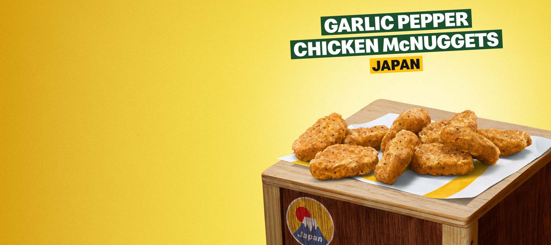 Garlic Pepper Chicken McNuggets aus Japan