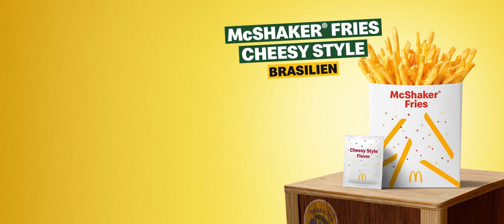 McShaker® Fries Cheesy Style aus Brasilien