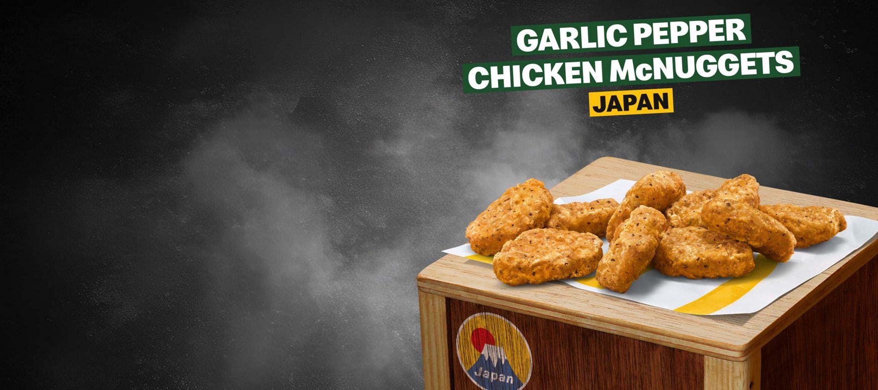 Garlic Pepper Chicken McNuggets aus Japan