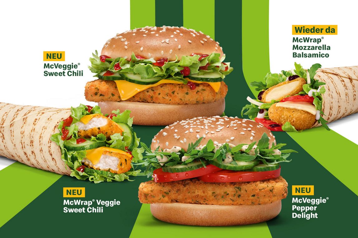 100 % Veggie. 100 % McDonald’s Geschmack.